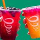 closeup of two Jamba Over Ice drinks