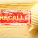 butter with a recall stamp on top